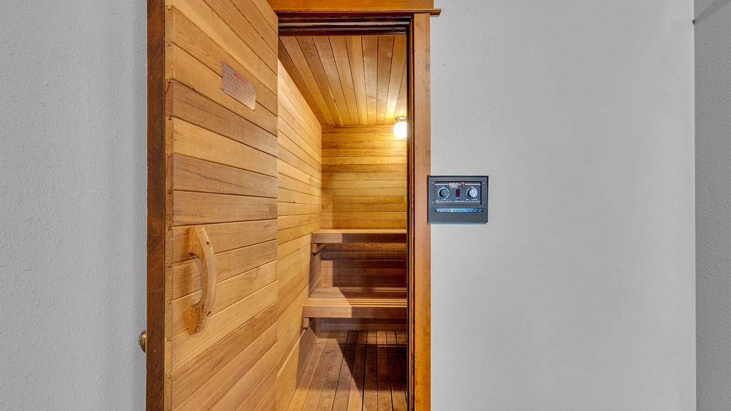 Cedar sauna